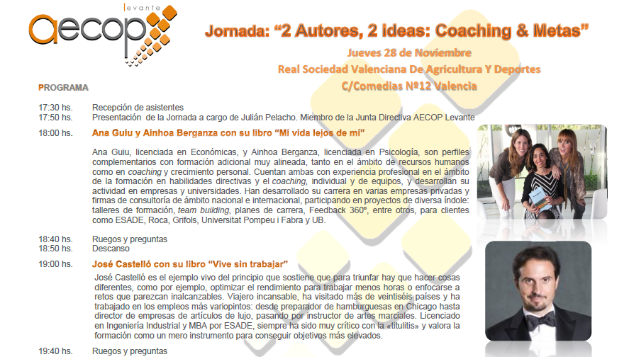 invitacion AECOP coach