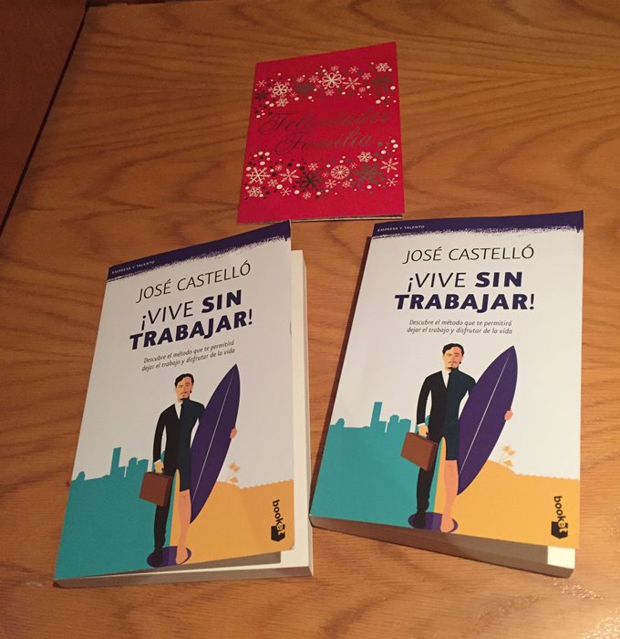 el mejor regalo para los que amas es el libro ¡vive sin trabajar!