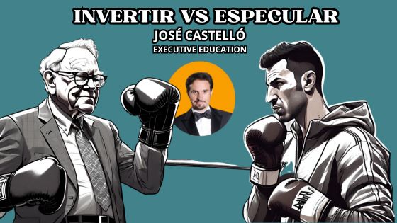 La diferencia entre invertir y especular vale mucho dinero by José Castelló